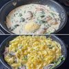 【牡蠣とほうれん草の出汁香るクリームパスタ】旨みたっぷり♡の工程4