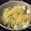 ビールがすすむ！【イカとネギの和風にんにく焼きそば】の工程2
