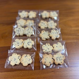 こむぎの作ってみた!投稿(サクサク♡米粉のダブルごまクッキー【小麦・卵・乳不使用】)