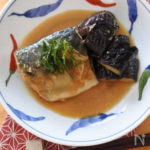 とろっとなすと鯖の相性バツグン◎【鯖となすの味噌煮】
