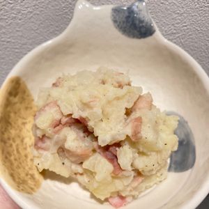 すみれの作ってみた!投稿(激うま！あの人気パイをサラダに♡︎ベーコンポテトパイ風サラダ)