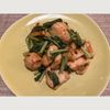 puricoの作ってみた!投稿(ワンパン10分!【鶏むね肉と小松菜の中華炒め】胡麻油香る♩)