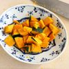 【腸活にも】おつまみデリ風♪かぼちゃと豆の簡単白だしサラダの下準備