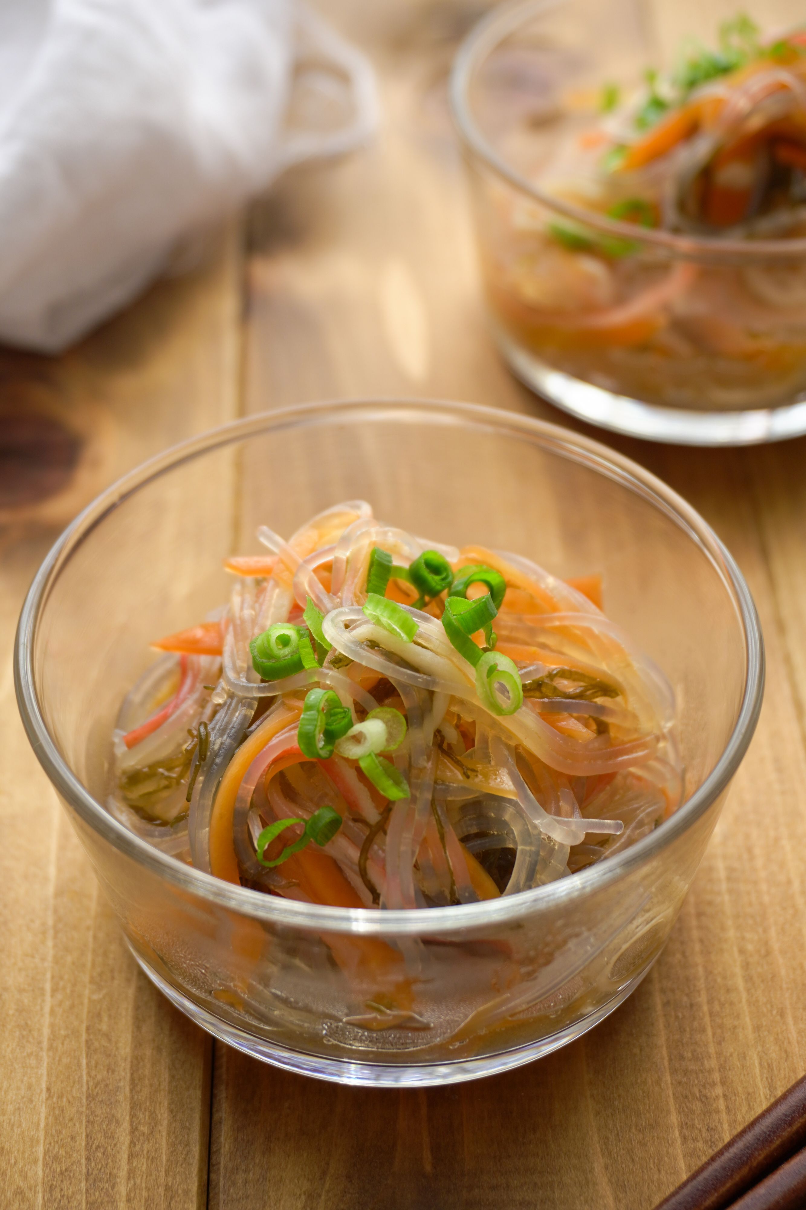 戻さずレンジで1発！もずく春雨サラダ | レシピサイトNadia