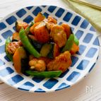 【栄養たっぷりおかず！】鶏とかぼちゃの甘辛焼き