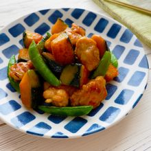 【栄養たっぷりおかず!】鶏とかぼちゃの甘辛焼き