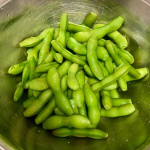 Kの作ってみた!投稿(程よい塩気が絶品！『我が家の枝豆の茹で方』茹でたて甘い♪♪)