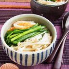 ニラとえのきのアジアン煮麺（にゅうめん）
