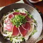 新玉ねぎとカツオの中華サラダ