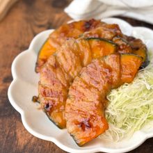 お弁当にも!【ガーリックかぼちゃの豚バラ巻き】