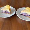 こむぎの作ってみた!投稿(濃厚なめらかブルーベリーチーズケーキ【まぜるだけ簡単】)