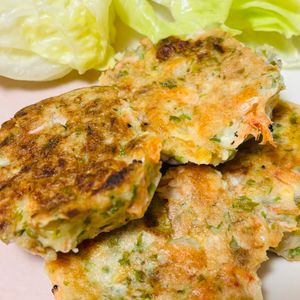 Kuの作ってみた!投稿(【海苔塩桜えびのふわふわ団子】豆腐たっぷりでヘルシー)