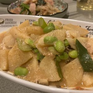 にこの作ってみた!投稿(【豚と長芋の甘辛味噌煮】豚バラをさっぱり仕上げる10分煮物♪)