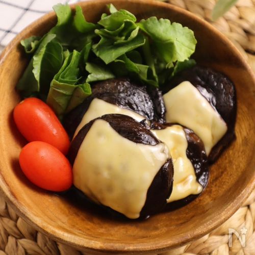 【業務スーパー】すき焼きのたれで作るしいたけのチーズ照り焼き