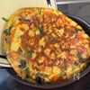 たっぷり野菜とベーコンの♬ごちそうスパニッシュオムレツ♬の工程5
