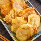 手作りてんぷら粉で！ガーリック醤油とり天♪