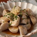里芋の揚げ出し　生姜あん