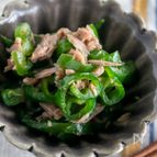 【お弁当3分副菜】あと一品欲しいときに！ピーマンのツナ和え