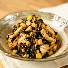 レンチン1発!【ひじきと豆腐の無水煮】