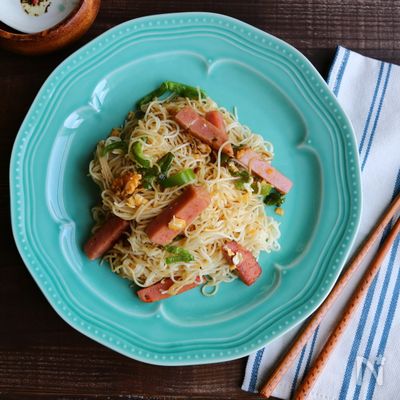 ガーリックそうめんチャンプルー