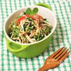 パッパッと1品♪切干大根と豆苗のマヨポン和え