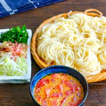 さっぱりコク旨！トマト豆乳だれそうめん