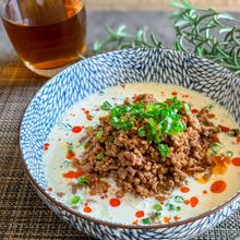 冷やし豆乳担々そうめん【またそうめん？なんてもう言わせない】