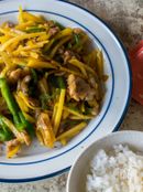 ジャガイモが主役の青椒肉絲