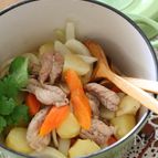 無水調理で作る塩肉じゃが
