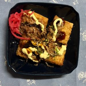 チョビの助の作ってみた!投稿(【厚揚げの和風たこ焼き風】おつまみにもピッタリ！)