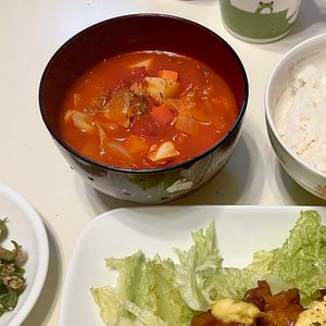 ケの作ってみた!投稿(【お野菜たっぷりミネストローネ】具だくさんヘルシー♪)
