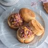 【防災ごはん】コンビーフと缶入りパンの防災オープンサンド