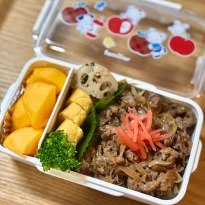 1406255の作ってみた!投稿(お弁当用の牛丼の具)