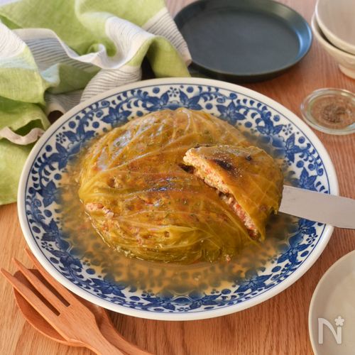 炊飯器で簡単！巻かないロールキャベツ