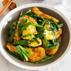 『鶏ニラ玉炒め』卵ふんわり♡ご飯がススム！！