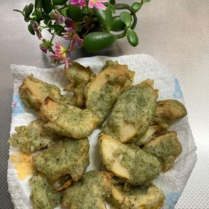 そら・ゆずの作ってみた!投稿(サクサクの裏技♪たけのこののり塩天ぷら)