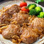 ご飯がとまらない！【和風煮込みハンバーグ】