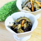 ゴーヤとひじきの煮物