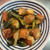 1277795の作ってみた!投稿(小松菜と厚揚げ豆腐のにんにく醤油炒め煮)