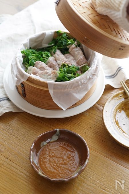 豆苗肉巻き