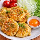 シャキふわ♡【鶏れんこんつくね】食感が楽しい♪