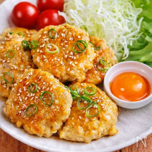 シャキふわ♡【鶏れんこんつくね】食感が楽しい♪