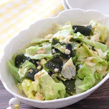 【レタスとわかめの新感覚サラダ】包丁不要で激旨！新チョレギ風