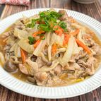 【豚こま白菜のとろうま煮】ワンパンで簡単♪