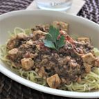 さんしょうとラー油でピリ辛な麻婆焼きそば