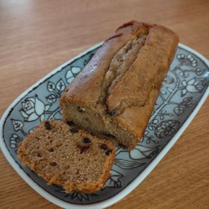 ukinkoの作ってみた!投稿(米粉のチョコチップコーヒーパウンドケーキ【バター不使用】)