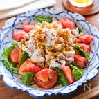 【トマトのだしカレー冷しゃぶ】簡単！夏のひんやりメインに♪