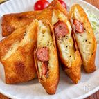 レンジで簡単♬【ジャーマンポテト春巻き】パリッ♪ホクッ♡