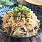 【もやしとツナの塩昆布ナムル】レンジで簡単◎