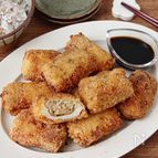 旨みたっぷり！ふんわりカレーのちくわメンチカツ